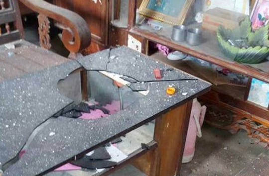 Nổ mìn tại núi đá, 4 người bị thương