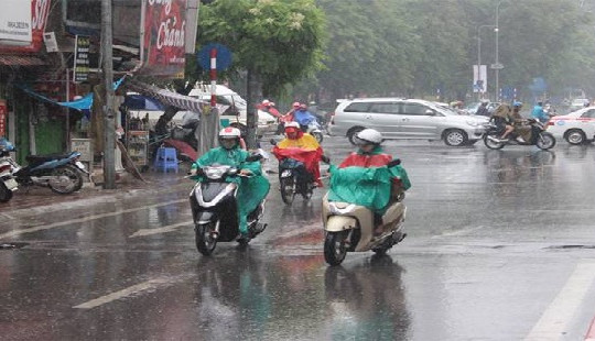 Dự báo thời tiết ngày 15/5: Từ chiều tối và đêm nay Bắc Bộ có mưa dông