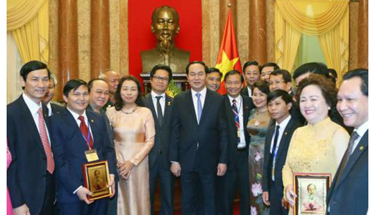 Chủ tịch nước: Mong doanh nhân có khát vọng vươn lên làm giàu cho mình, cho đất nước