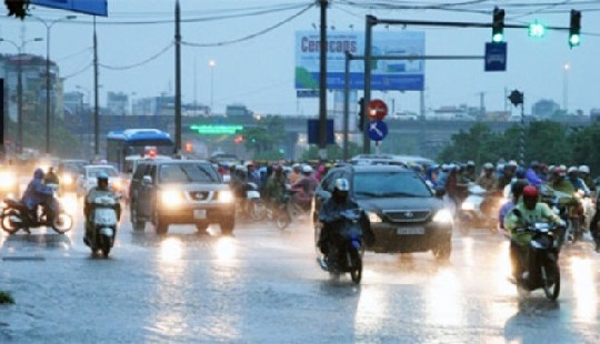 Dự báo thời tiết ngày 25/5: Bắc Bộ tiếp tục mưa dông diện rộng