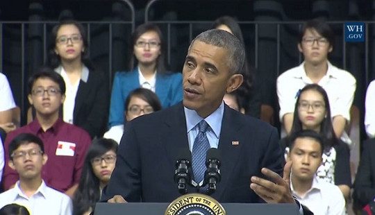 Tổng thống Obama nhắc Sơn Tùng và cố nhạc sỹ Trần Lập trong bài phát biểu