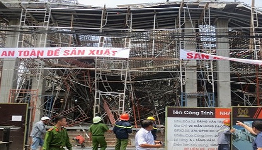 Vụ sập giàn giáo ở Bà Rịa Vũng Tàu: Không hình sự hóa khi chưa tìm ra nguyên nhân