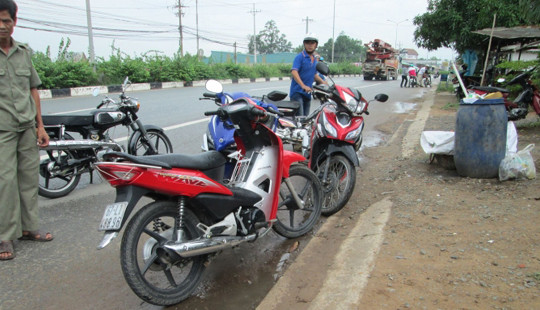 Truy bắt nhóm đối tượng trộm cắp xe máy
