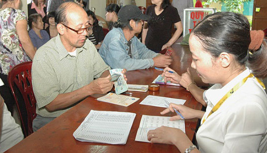 Điều chỉnh tăng 8% mức lương hưu, trợ cấp mất sức lao động