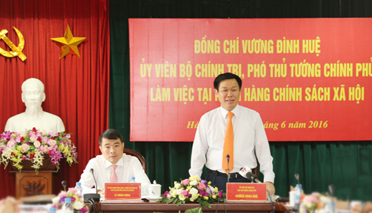 Phó Thủ tướng Vương Đình Huệ: Tập trung mọi nguồn lực cho tín dụng chính sách