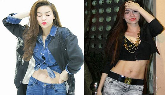 Muôn kiểu khoe eo thon của các sao
