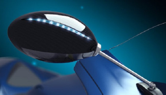 Gương xe máy thông minh, tự động tùy chỉnh theo vị trí lái