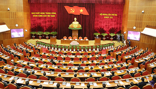 Bế mạc Hội nghị lần thứ ba Ban Chấp hành Trung ương Đảng khóa XII