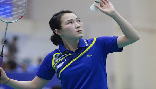 Vũ Thị Trang để thua tay vợt Nhật Bản
