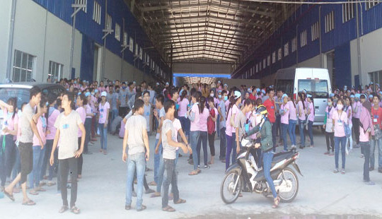 Vụ hơn 1.000 công nhân đình công: Cho nghỉ việc tạm thời 2 cán bộ quản lý