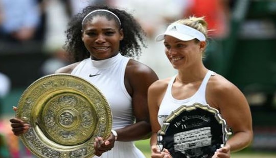 Serena Williams vô địch Wimbledon 2016 chỉ sau 2 set đấu