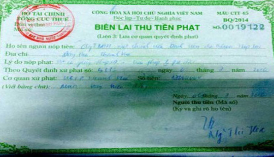 Thanh Hóa: Vi phạm tiền tỷ nhưng chỉ xử phạt kiểu... lấy lệ