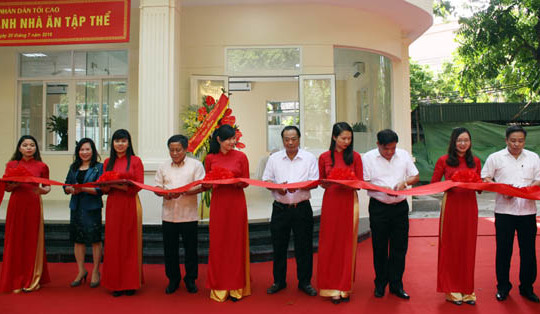 Khánh thành và đưa vào sử dụng nhà ăn tập thể TANDTC