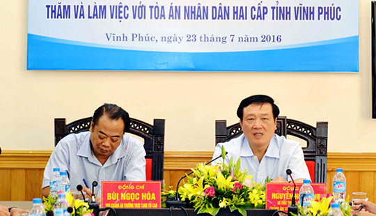 Chánh án TANDTC: Cần tăng cường kỷ cương, kỷ luật công vụ và thanh tra nội bộ