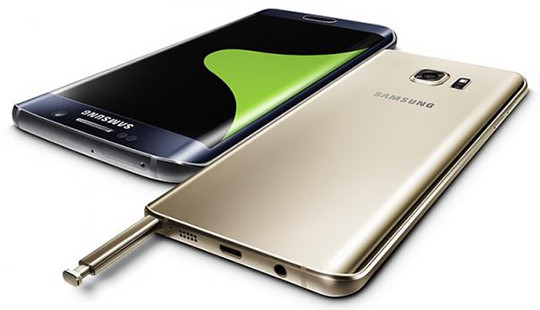 Ảnh cực nét Galaxy Note 7 có màu xanh, bạc và vàng