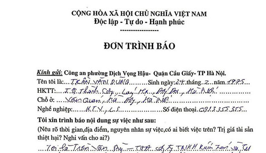 Hà Nội: Phòng làm việc của thành viên Công ty kiểm toán bị nhóm người lạ lục lọi