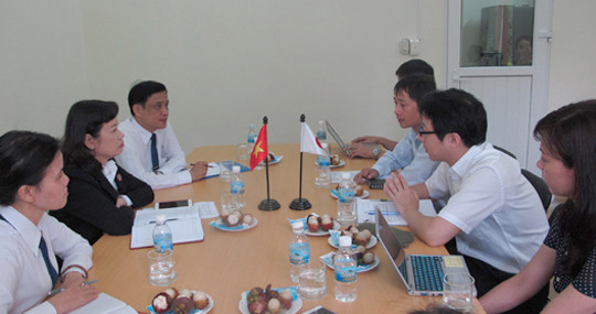 Đoàn của Cơ quan hợp tác quốc tế Nhật Bản làm việc với TAND Tp. Hồ Chí Minh