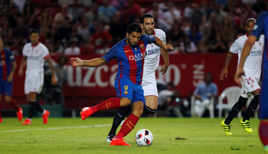 Barca thắng Sevilla trận lượt đi siêu cúp Tây Ban Nha