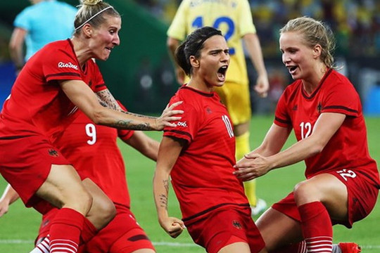 Đội tuyển nữ Đức lần đầu vô địch Olympic