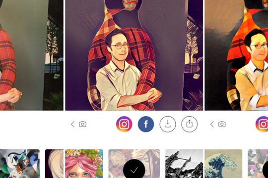 Prisma đã cho phép sử dụng không cần internet