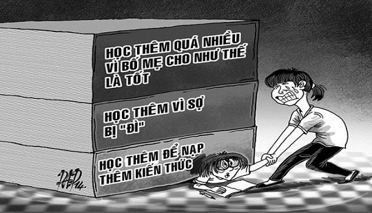 Dạy thêm, học thêm: Vì quyền lợi và túi tiền của người lớn