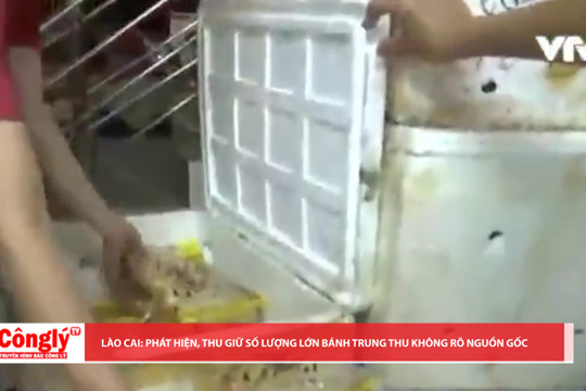 Lào Cai: Phát hiện, thu giữ số lượng lớn bánh Trung thu không rõ nguồn gốc