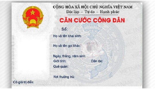 Công dân đủ 14 tuổi khi làm căn cước công dân nộp phí 70 ngàn đồng