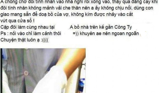 Ghen tuông, người đàn ông dùng dao cắt dời "của quý" tình địch