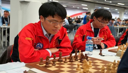 Cờ vua Việt Nam cùng thắng tại Olympiad 2016