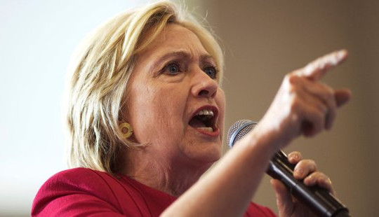 Bà Clinton tiếp tục chỉ trích "bàn tay Nga" trong bầu cử Tổng thống Mỹ