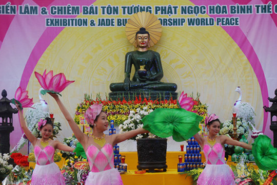 Đại lễ chiêm bái tượng Phật ngọc hòa bình thế giới tại Vĩnh Phúc