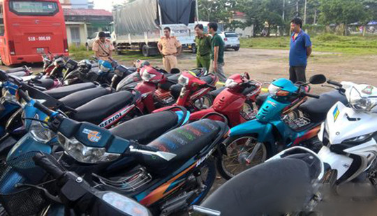 Triệt phá băng nhóm đua xe trái phép quy mô lớn