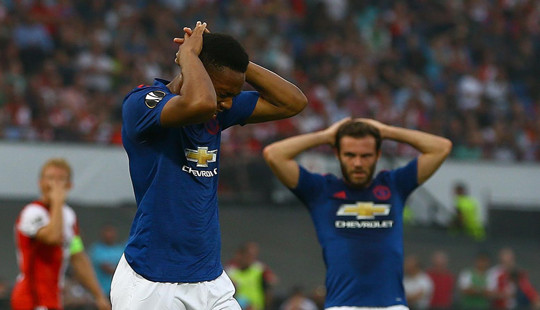 Europa League 2016/17: M.U ra quân thất bại