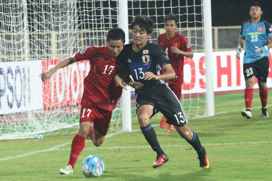 U16 Việt Nam thảm bại trước U16 Nhật Bản