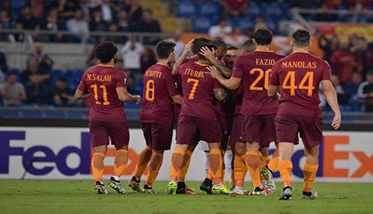 AS Roma đá bại Inter tại Olimpico