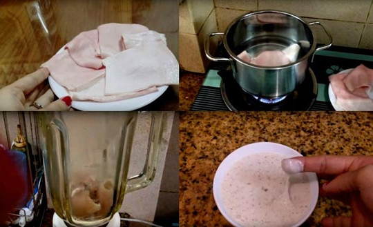 Rùng mình phái đẹp rủ nhau kéo dài tuổi xuân bằng mặt nạ từ bì lợn sống