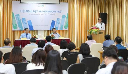 ĐHQG Hà Nội: Sinh viên tốt nghiệp phải đạt chuẩn năng lực ngoại ngữ
