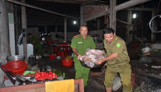 Xử phạt hành chính cơ sở giết mổ và xuất bán thịt heo bẩn