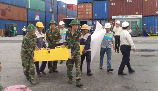 Quảng Nam: Diễn tập ứng phó sự cố tràn dầu