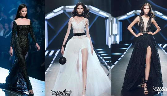 Dàn mẫu Next Top làm "chao đảo"sàn diễn thời trang của Chung Thanh Phong