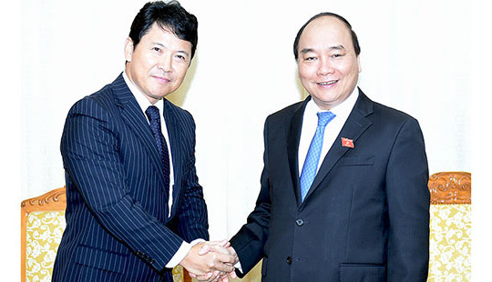 Thủ tướng tiếp Công sứ Đại sứ quán Nhật Bản