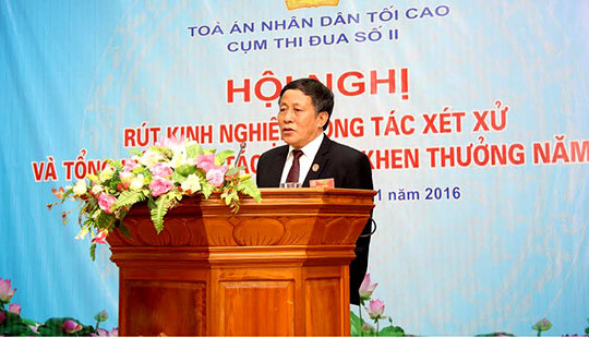 Cụm thi đua số II TAND tổ chức Hội nghị rút kinh nghiệm xét xử và tổng kết công tác thi đua-khen thưởng