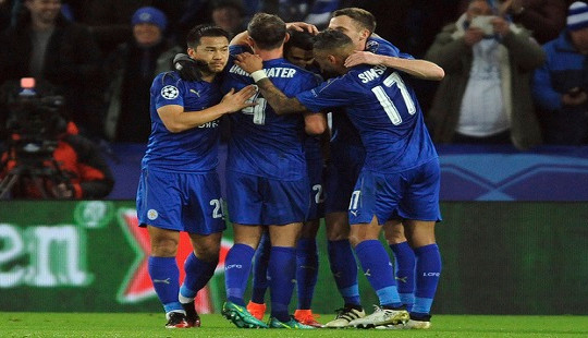Champions League: Leicester City tiến vào vòng loại trực tiếp