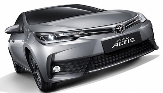 Toyota thay đổi thiết kế phiên bản Altis