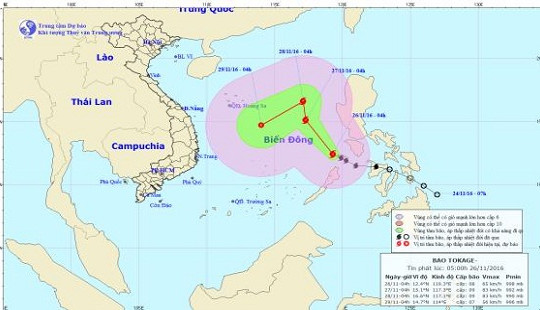 Bão số 9 có khả năng mạnh thêm, miền Bắc đón không khí lạnh tăng cường