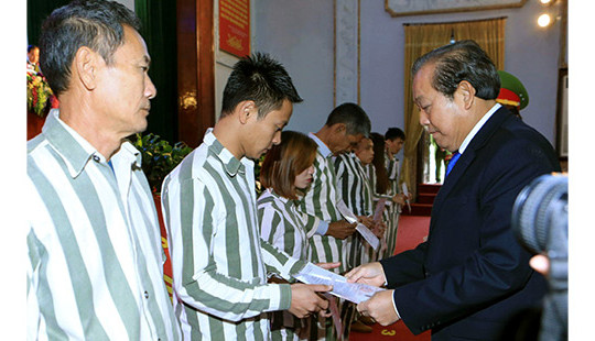 Phó Thủ tướng: Quyết định đặc xá dành cho các phạm nhân và mọi người đều có cơ hội như nhau
