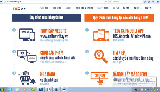 Online Friday 2016: Người tiêu dùng không lo bị “làm giá”