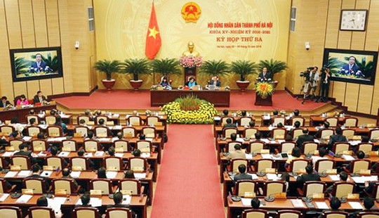 Khai mạc kỳ họp thứ 3 Hội đồng nhân dân thành phố Hà Nội khóa XV