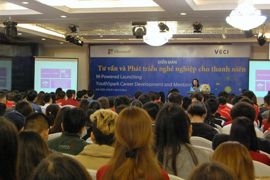 Microsoft hợp tác với VCCI tổ chức Diễn đàn Tư vấn và Phát triển nghề nghiệp cho thanh niên