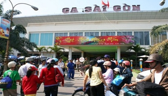 Ga Sài Gòn vẫn còn hơn 260 ngàn vé tàu phục vụ hành khách dịp Tết